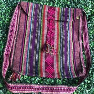 MEXICAN CUETZALAN MESSENGER STYLE PURSE